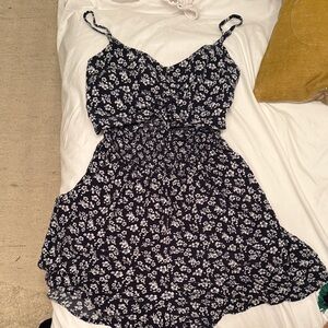 Hollister Navy Blue Floral romper